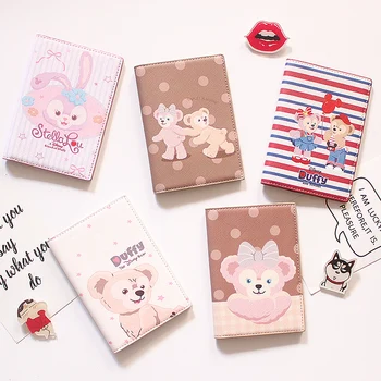 

Duffy Bear Passport Set Ins Simple Cartoon Passport Holder Passport Bag Ticket Holder