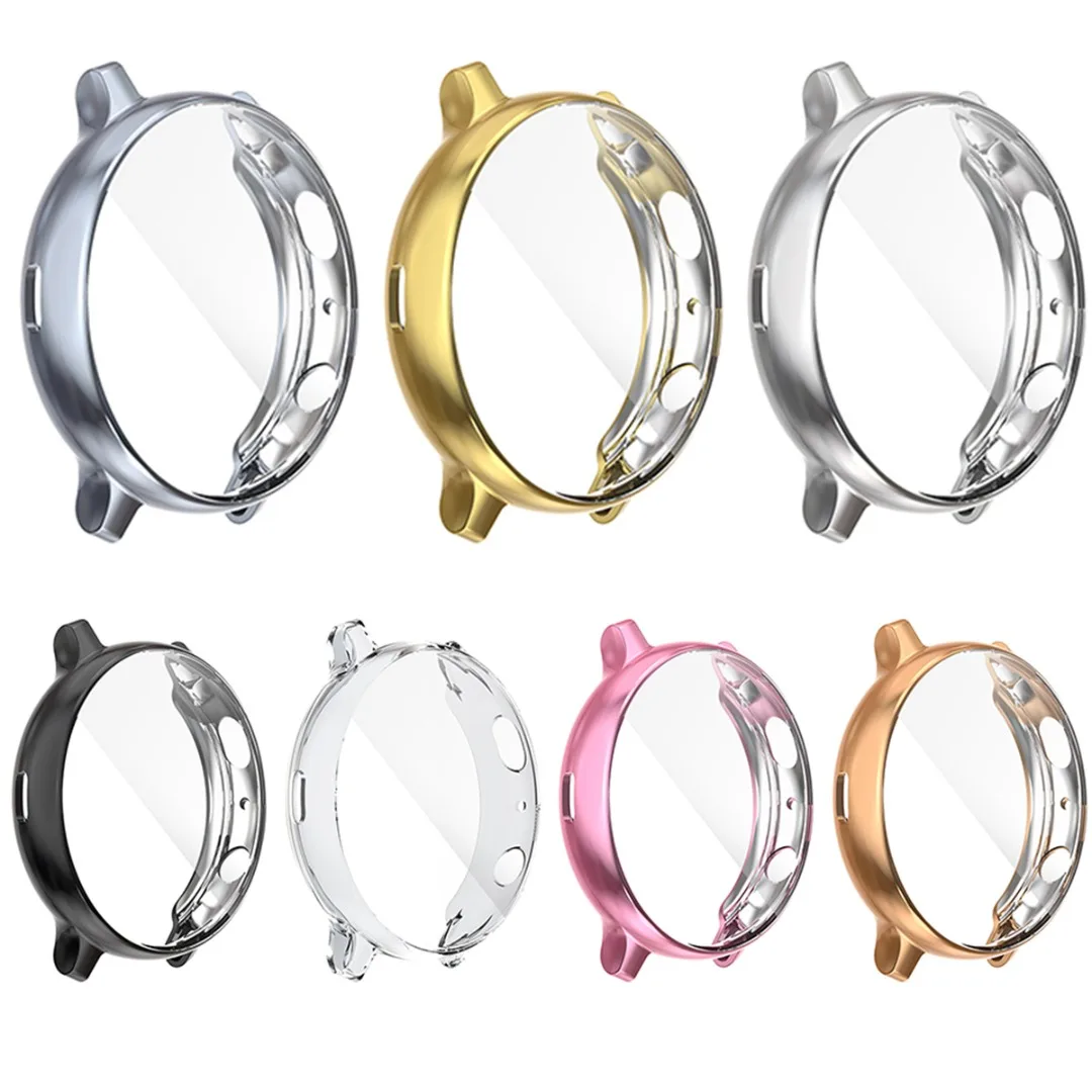 

40mm/44mm Watch Case For Samsung Galaxy Watch Active 2 TPU Cover Case Shell Screen Protector 7styles
