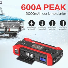 Onever аварийный стартер для автомобиля запасная батарея 50800 мАч 12 В внешний аккумулятор стартер для автомобиля Автомобильное зарядное устройство Внешний аккумулятор