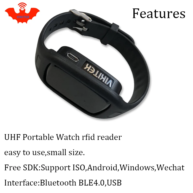 Портативный мини ридер UHF RFID портативный считыватель часов bluetooth для подключения