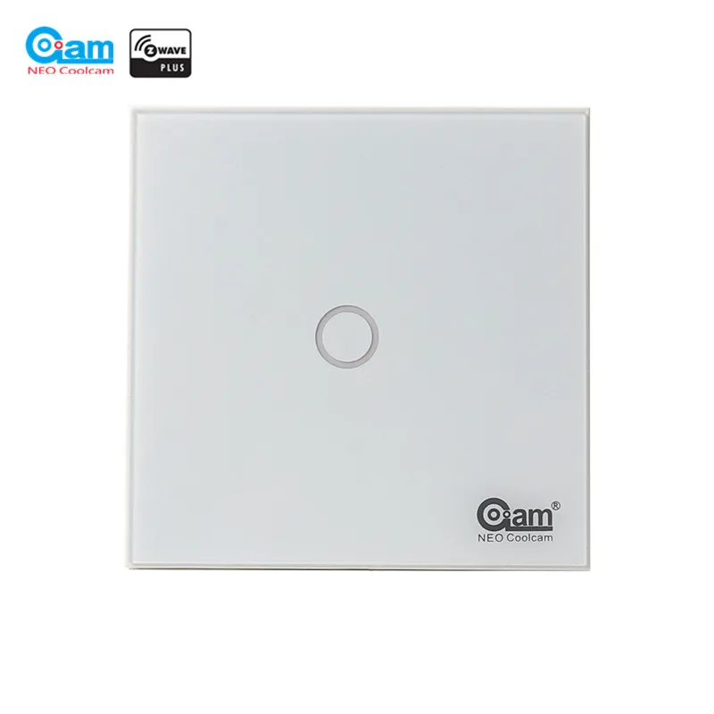 Coolcam-interruptor de luz NEO para casa inteligente, interruptor de luz europeo Compatible con la serie z-wave 300 y la serie 500, domótica