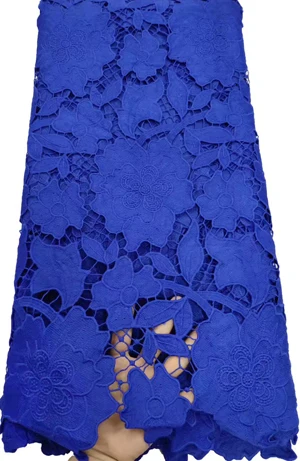 Горячая Африканский французский растворимый в воде гипюр кружевная ткань высокого качества гипюрная кружевная ткань в нигерийском стиле кружевная ткань для свадьбы ETB65