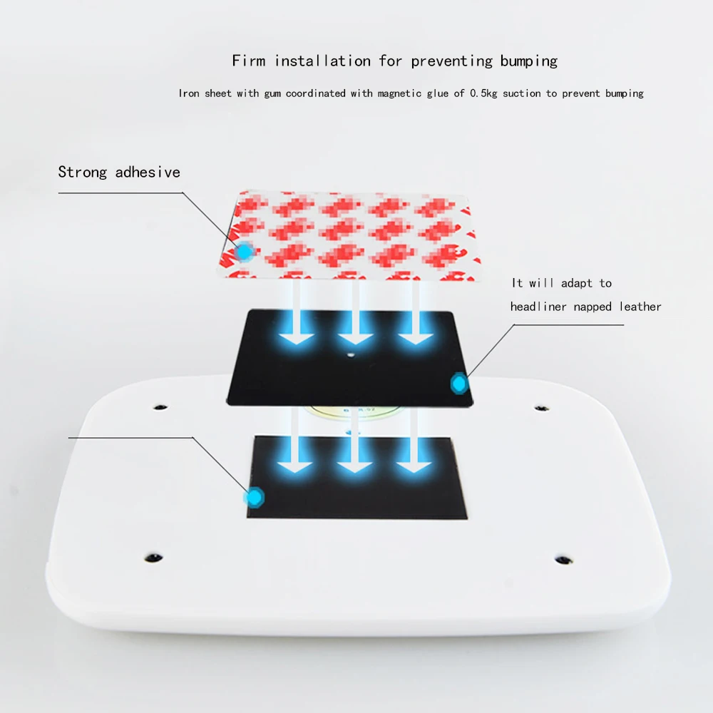 8LED внутренний потолочный купольный светильник на крышу, зарядка через usb, белая лампа для чтения, лампа для чтения в автомобиле, ночной Светильник lampTouch
