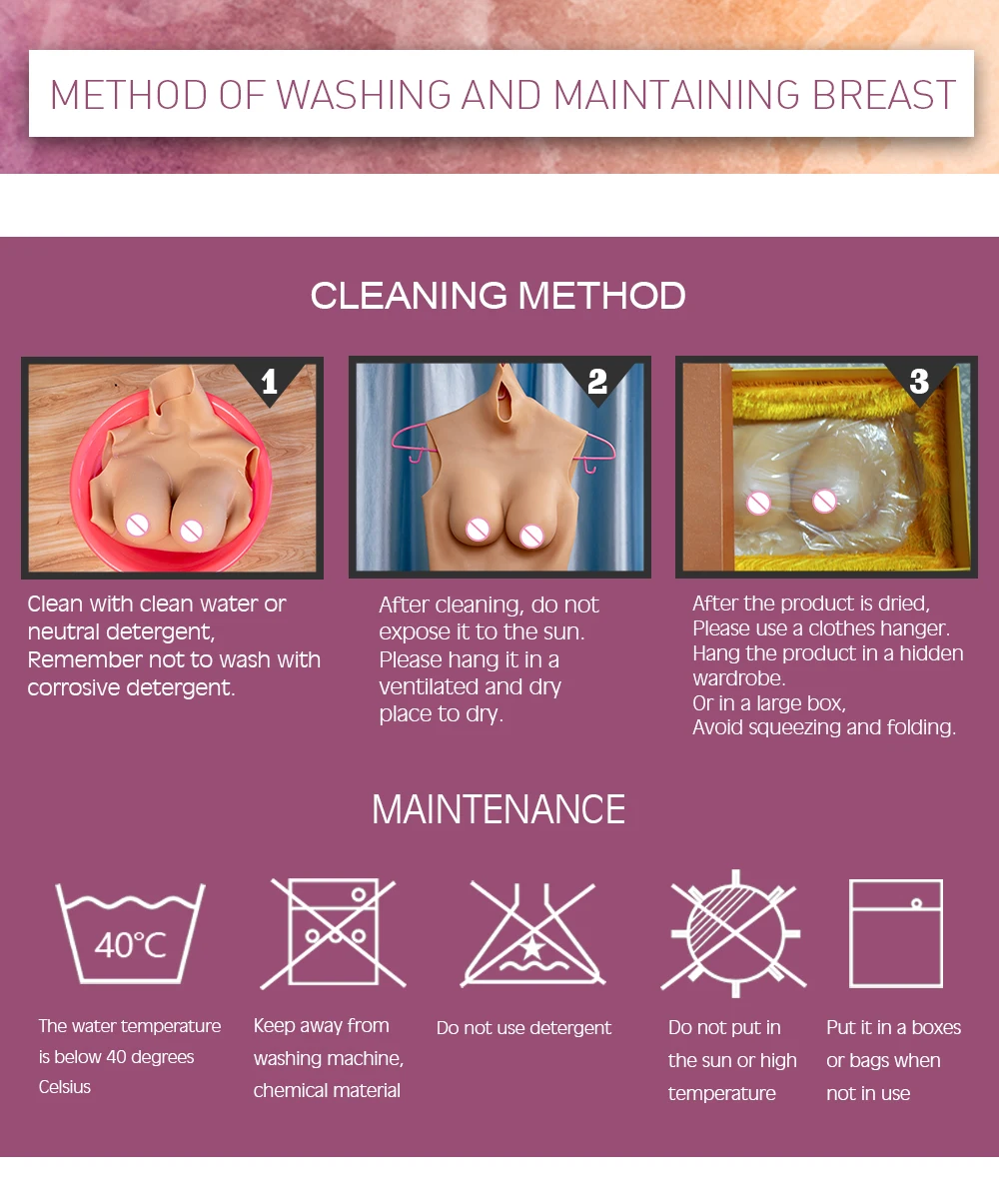 Eyung Crossdresser Silicone Tits Artifical Breast Forms Vagina 5-point Bodysuit No Oil Food Grade Memory Silicone Fake Boobs D Cup (10)
