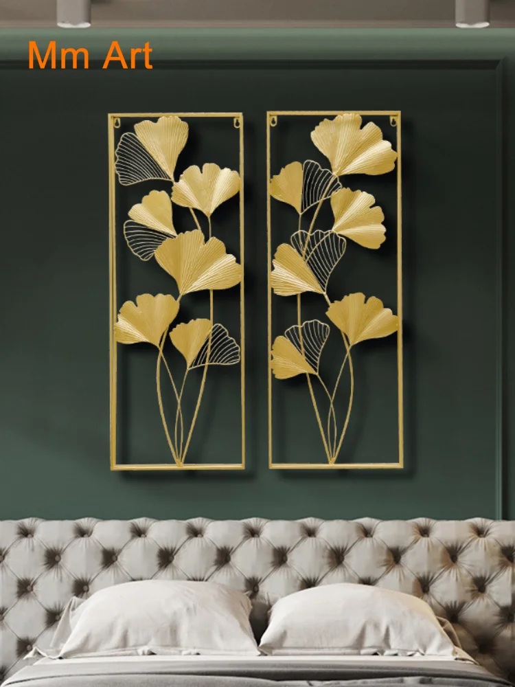 

New Chinese Style Ginkgo Leaf Wall Hanging Decoration Living Room Background Wall Three-Dimensional Wall Decoration