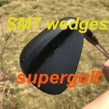 Новинка, высокое качество, клинья для гольфа, SM7, серебристые/серые/черные цвета, 48, 50, 52, 54, 56, 58, 60, 62 градусов, 3 шт., клюшки для гольфа