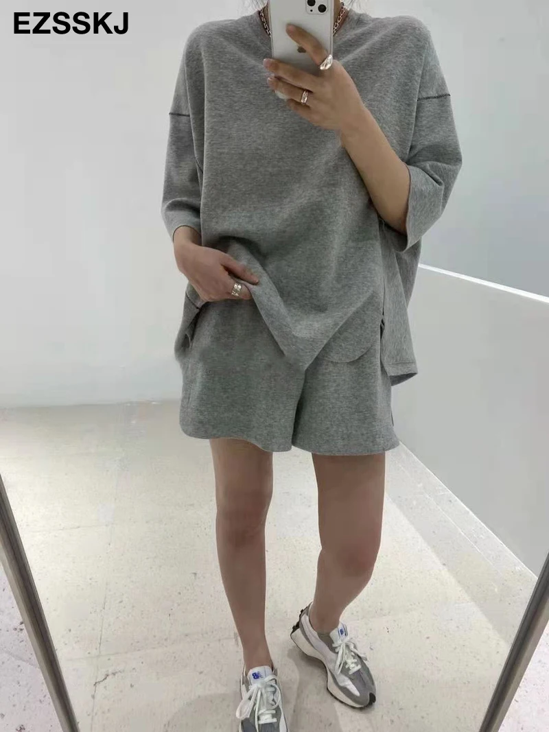 oversized shirt and shorts outfit