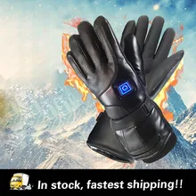 7,4 в 2800 мАч литиевая батарея зарядки перчатки с подогревом электрическая трехступенчатая регулировка температуры зимние руки теплые лыжные перчатки