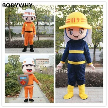 

Advertising NEW Cute Newly Fire Safety Mascot Costume Suits Cosplay Party Game Fancy Dress Outfits Adults Birthday Gifts