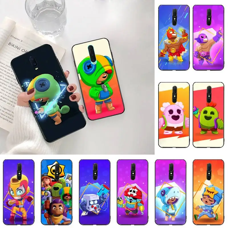 

NBDRUICAI Cute Case Gbrawl Stars Phone Case For Oppo A5 A9 2020 Reno2 z Renoace 3pro Realme5Pro