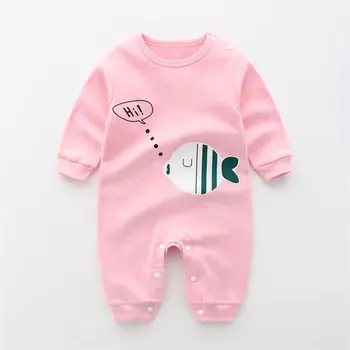 

Infant Bab yBoys Rompers Long Sleeve Jumpsuit Newborn Clothes Spring Autumn Pajamas Baby Boy Clothes Spring Autumn