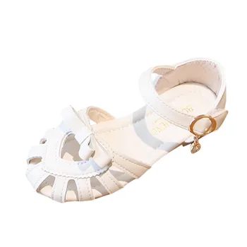 

ARLONEET 2020 Girl Sandals Summer Fashion Kids Baby Girls Bowknot Princess Single Sandals For Little Big Girl's Shoes