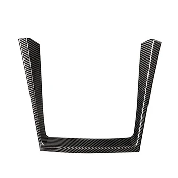 

for X5 E70 2008 - 2013 Car Central Control Cup Holder Cover Trim Carbon Fiber Water Cup Holder Decor Frame Accessories