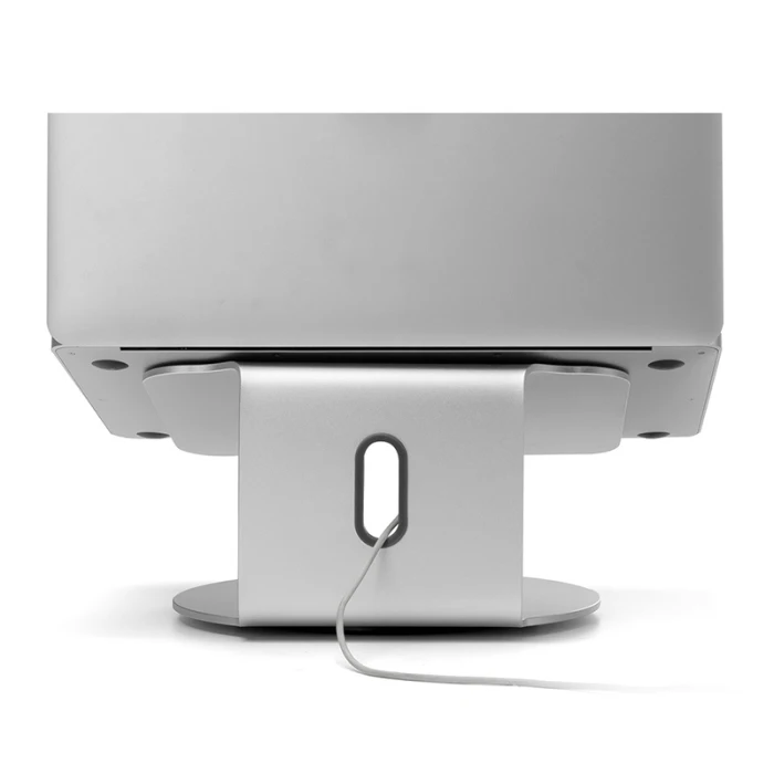 Aluminum Alloy Laptop Stand Base 360 Rotate Notebook Heighten Cooling Holder Support OUJ99