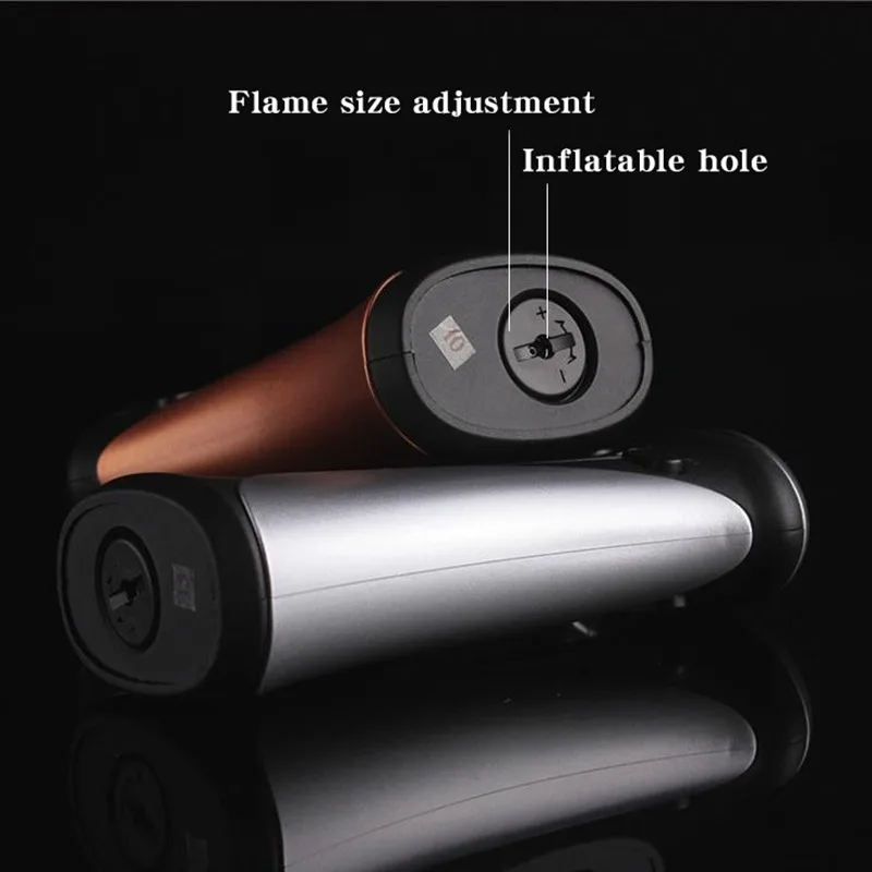Металлический пистолет распылитель надувная ветрозащитная газовая зажигалка с