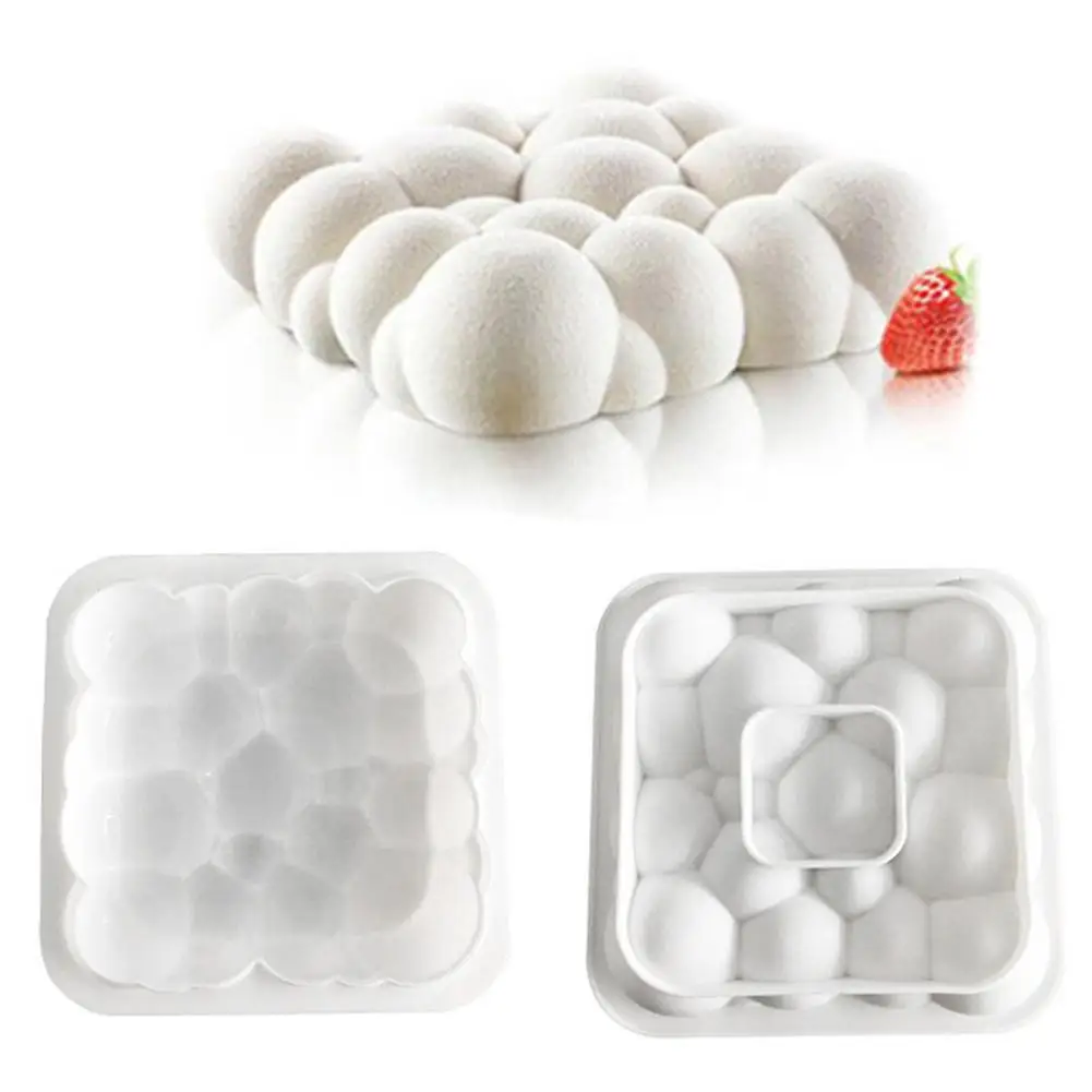 

3D Irregular Cloud Design Safe Durable Non-stick Silicone Cake Mold Jelly Pudding Chocolate DIY Baking Tool