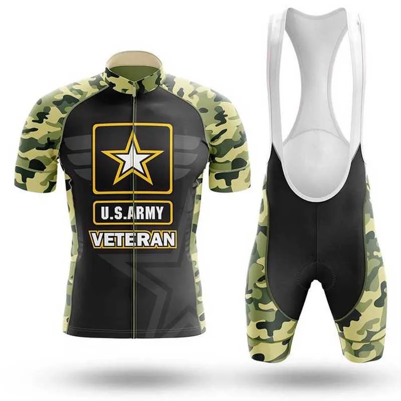 

2022 Retro Cycling Jersey Camouflage Riding Wear Set Mens Bicycle Clothes Maillot Short Culttes Mtb Suit Summer Male Bike Outfit