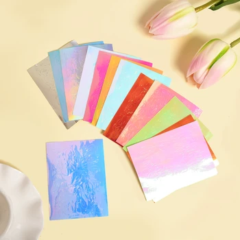 

2PCS 3D Nail Art Decorations 6*8cm Flame Nail Sticker Foil Golden Color Transfer Designs Water Decals Nail Art Stickers Wraps