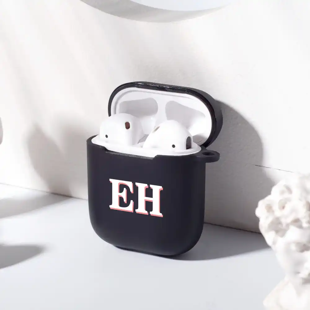 Airpods 2ケースカスタマイズ名前イニシャル手紙用ポッドソフトシリコーン高級カバーfundas Airpodsケースイヤホンアクセサリー イヤホン用アクセサリー Aliexpress