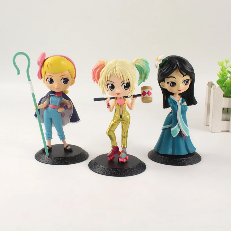 Q  Mulan Princess PVC figure figures doll gift anime toy new 