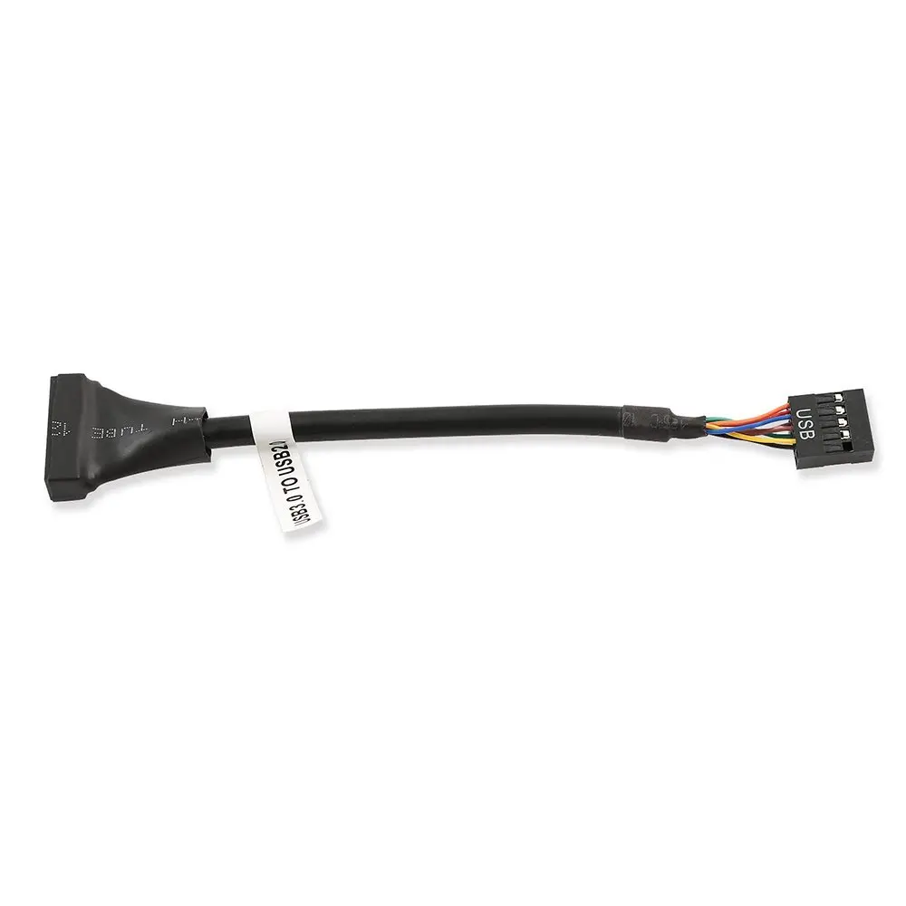 Onvian 9 Pin 20 USB 3 0 Female To 2 папа материнская плата адаптер Шнур 480 Мбит/с скорость