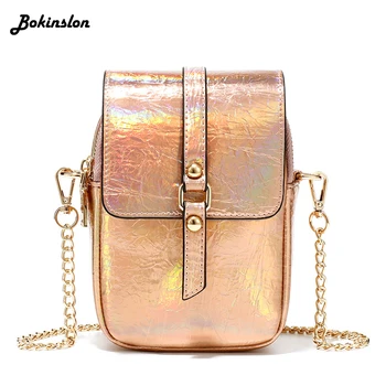 

Bokinslon Bokinslon Fashion Portable Small Square Bag Shoulder Woman Casual Stone Pattern Simple Messenger Bag Female