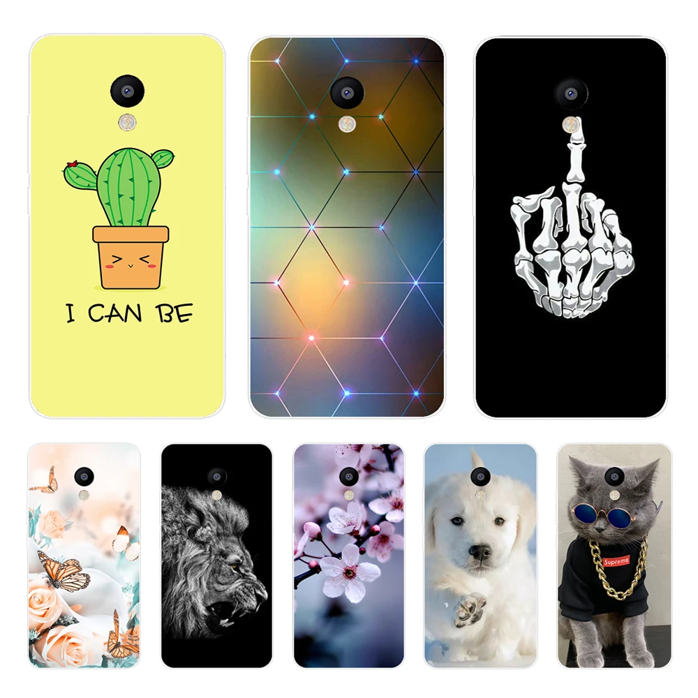 For Meizu M5 M3 Note Case Cover Soft TPU Capas Back M3S A5 M5C M5S Mini Phone Silicone Bumper Fundas | Мобильные телефоны и