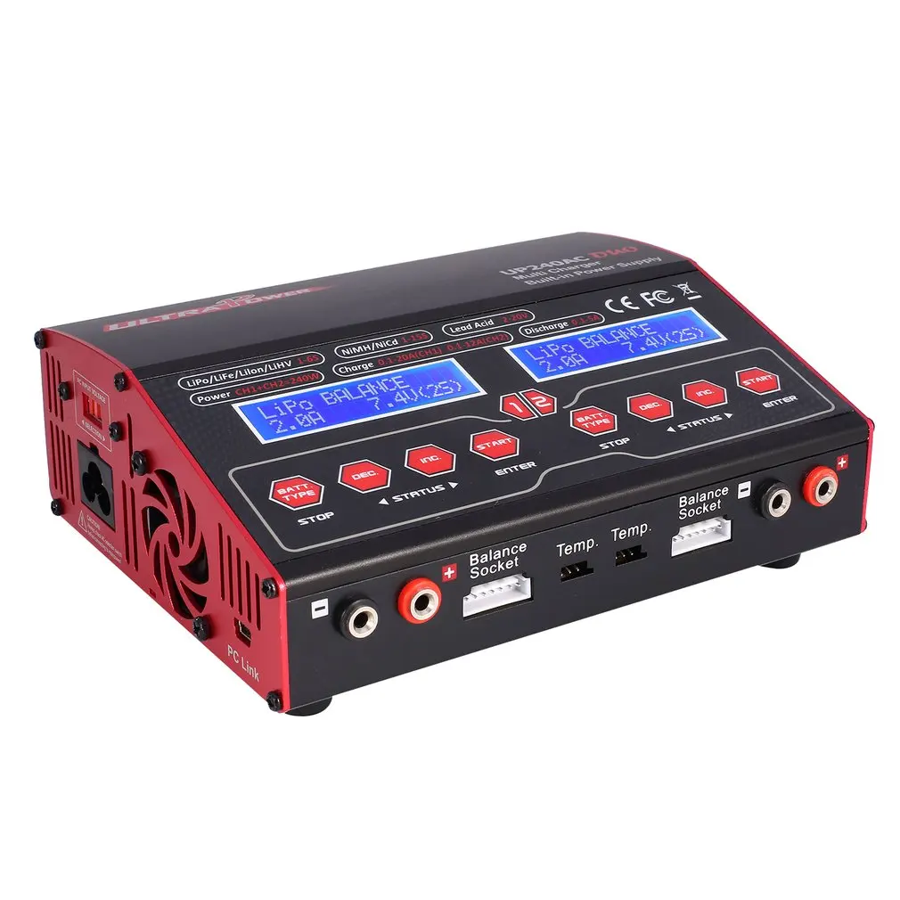 Ультра мощность до 240 AC DUO 240 Вт 2в1 LiIo/LiPo/LiFe/NiMH/Nicd батарея RC Баланс Зарядное устройство Dis зарядное устройство для радиоуправляемого дрона
