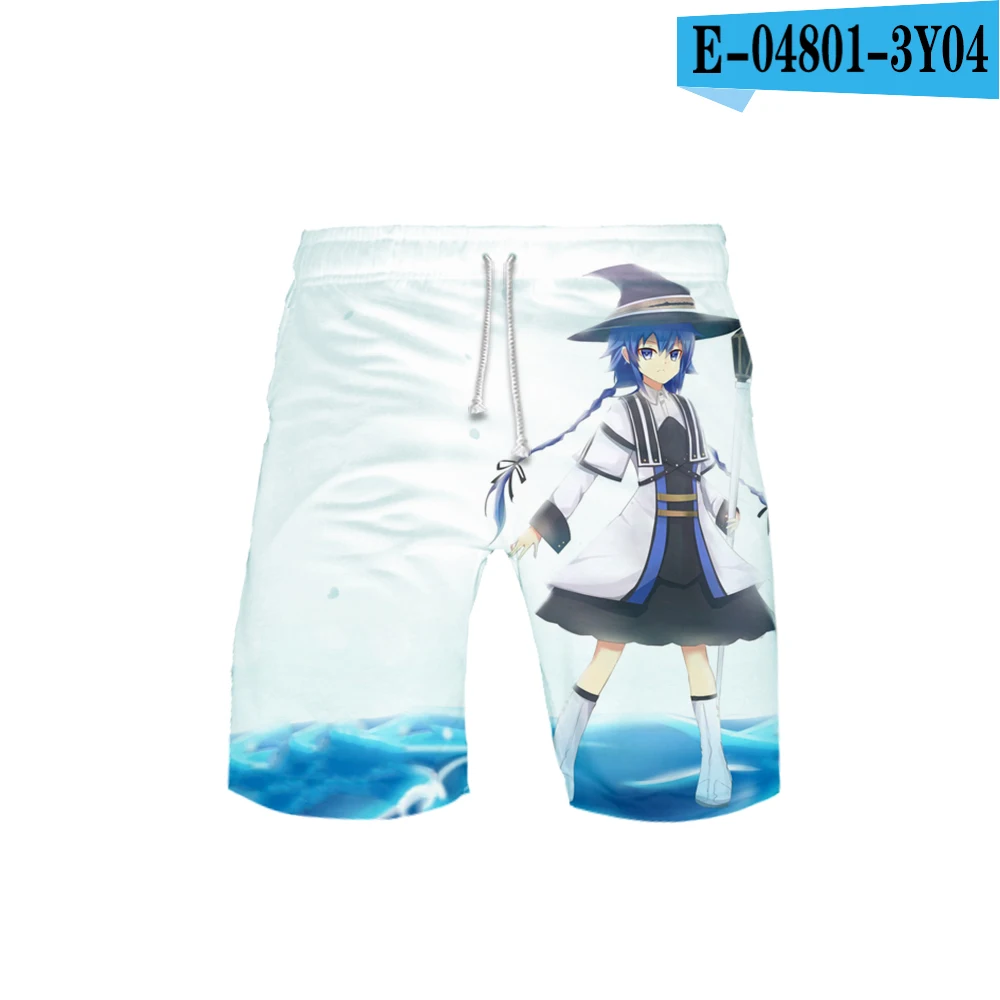 Mushoku tensei Printed 3D Beach Shorts Men Fashion Streetwear Shorts Hot Sale Harajuku Trendy Summer Wear - Цвет: 5