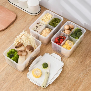 

Refrigerator Kitchen Fresh-Keeping Storage Box Organizer Food Storage Container Kitchen Gadegets Food Storage Box For Kitchen