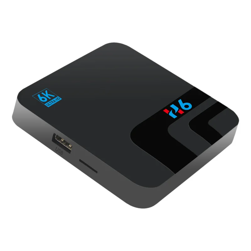 H6 Smart Android TV Box GB RAM 32GB ROM Android 9.0 Allwinner 4 6K TV Box Media Player WIFI 6K Hd Tv Set-Top Box 33languages