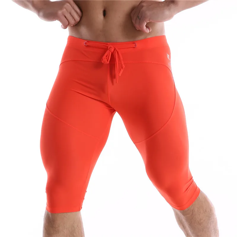 Men Long Boxer Underwear Men Underpants Boxer Shorts Mens Ice Silky Long Leg Boxers Underpants Sexy Pouch Panties Sleepwear