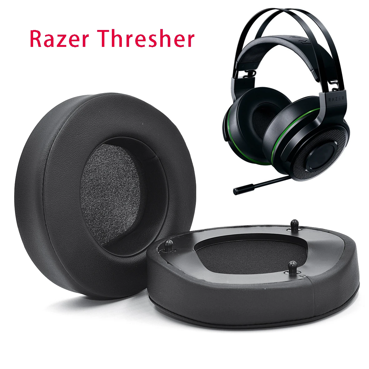 Defean Запасные подушечки для razer молотилка Ultimate Dolby, razer ManO'War 7,1/патруля турнирный выпуск наушники - Цвет: Razer Thresher