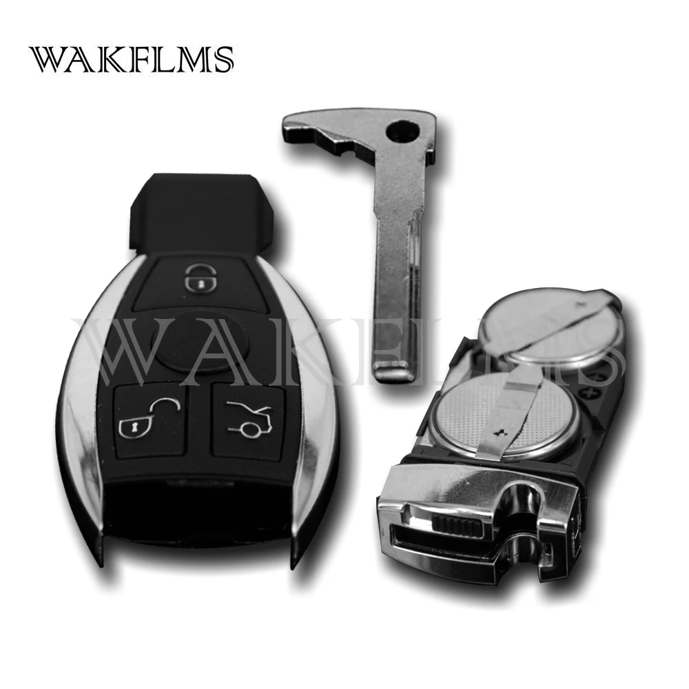 Reliable 2 Batteries  NEC Chip 315MHz Panic 433MHz Smart Remote Car Key Fob For Mercedes Benz A B C E G R S Class CL CLK CLS GL ML SL SLK
