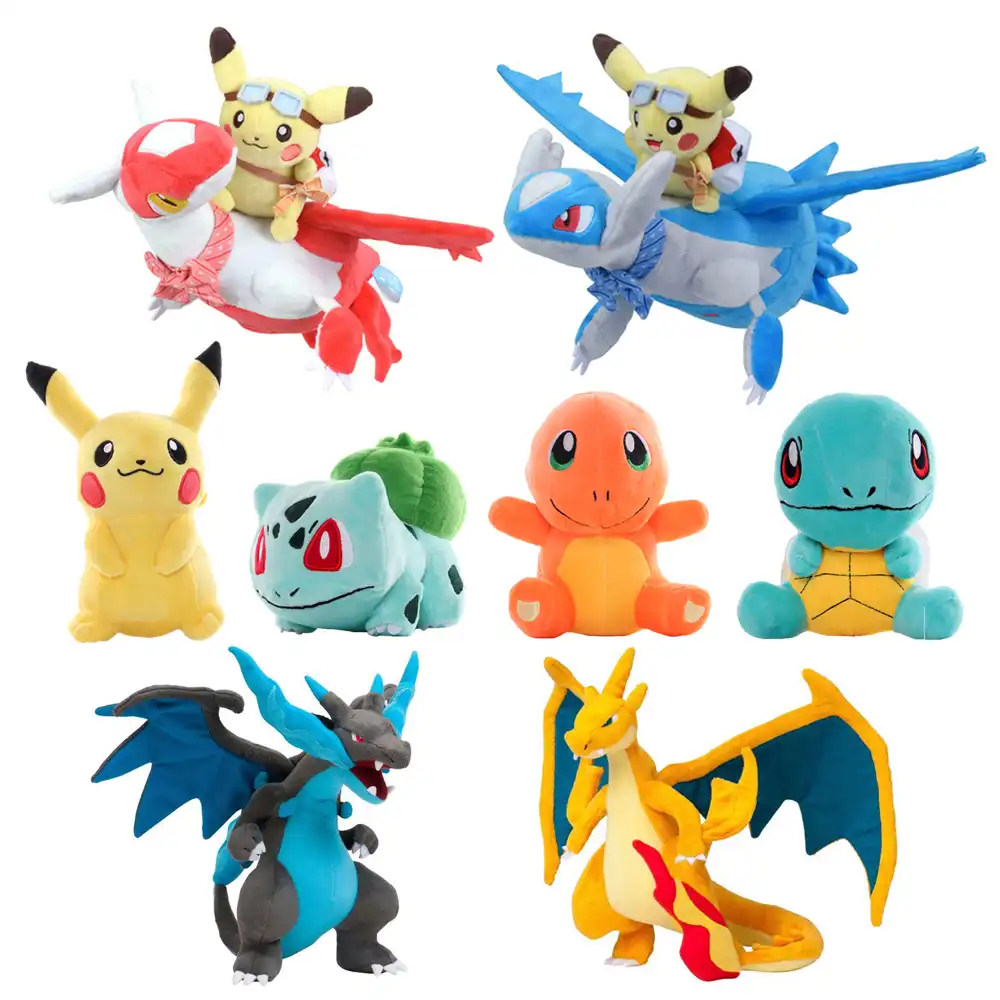 41スタイルpikachuedヒトカゲフシギダネゼニガメpokemonedぬいぐるみイーブイカビゴンjigglypuffぬいぐるみクリスマス子供ギフト Null Aliexpress