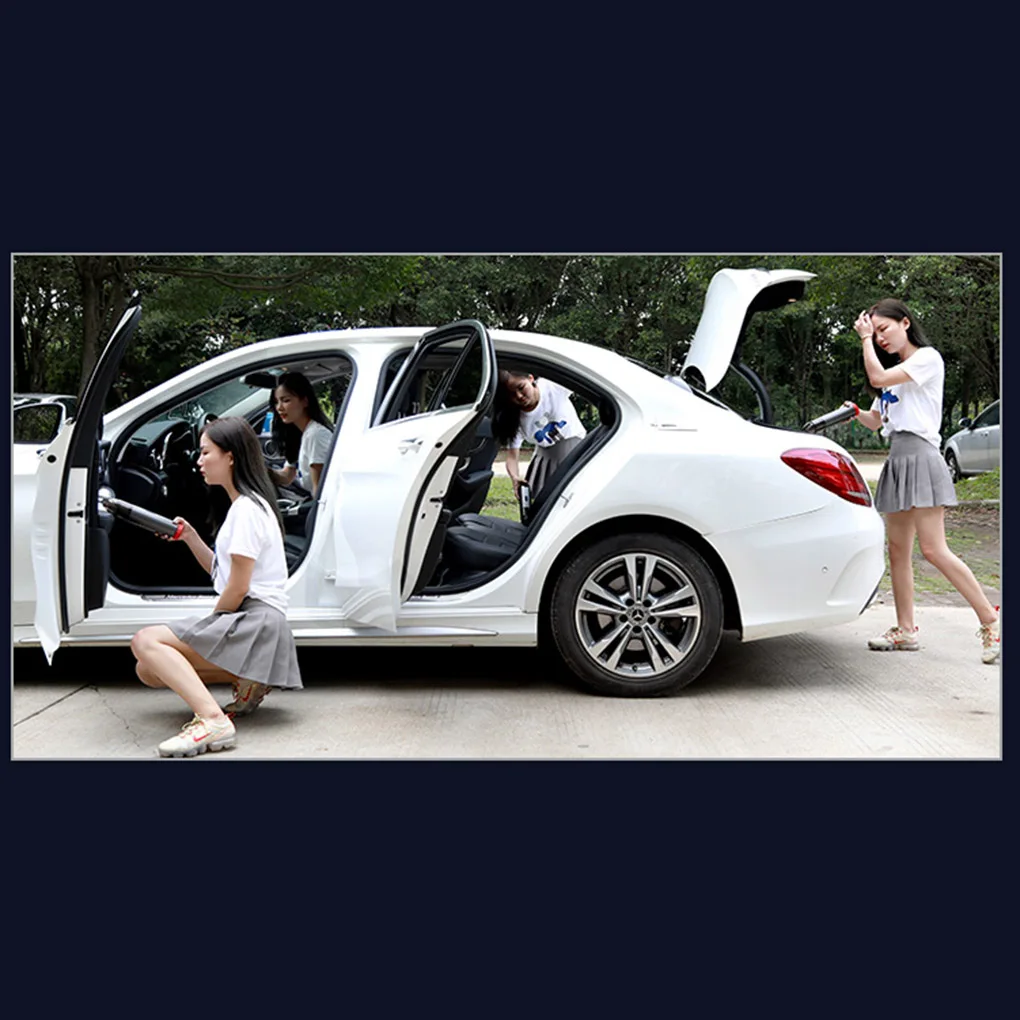 Car Vacuum Cleaner Portable Wireless Handheld Auto Vacuum Cleaner Robot for Car Interior & Home & Computer Cleaning