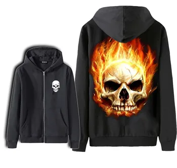 

UIDEAZONE 2019 New Marvel Anti-Hero Evil Knight Flame Skull 3D Sweatershirt 3D Digital Print Hoodies