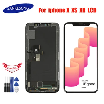 

AMOLED LCD For iphone X XS XR LCD Screen With 3D Touch Digitizer Assembly Without Dead Pixels LCD Screen Display Replacement
