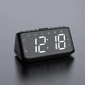

Multifunctional Black Smart Sleeper Timing White Noise Machine FM Radio Electronic Alarm Clock