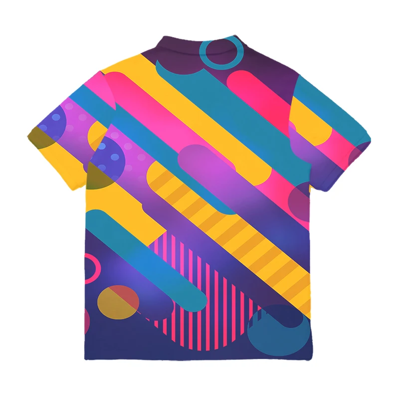 IFPD Европейский/американский размер новые цветные полосатые рубашки на пуговицах