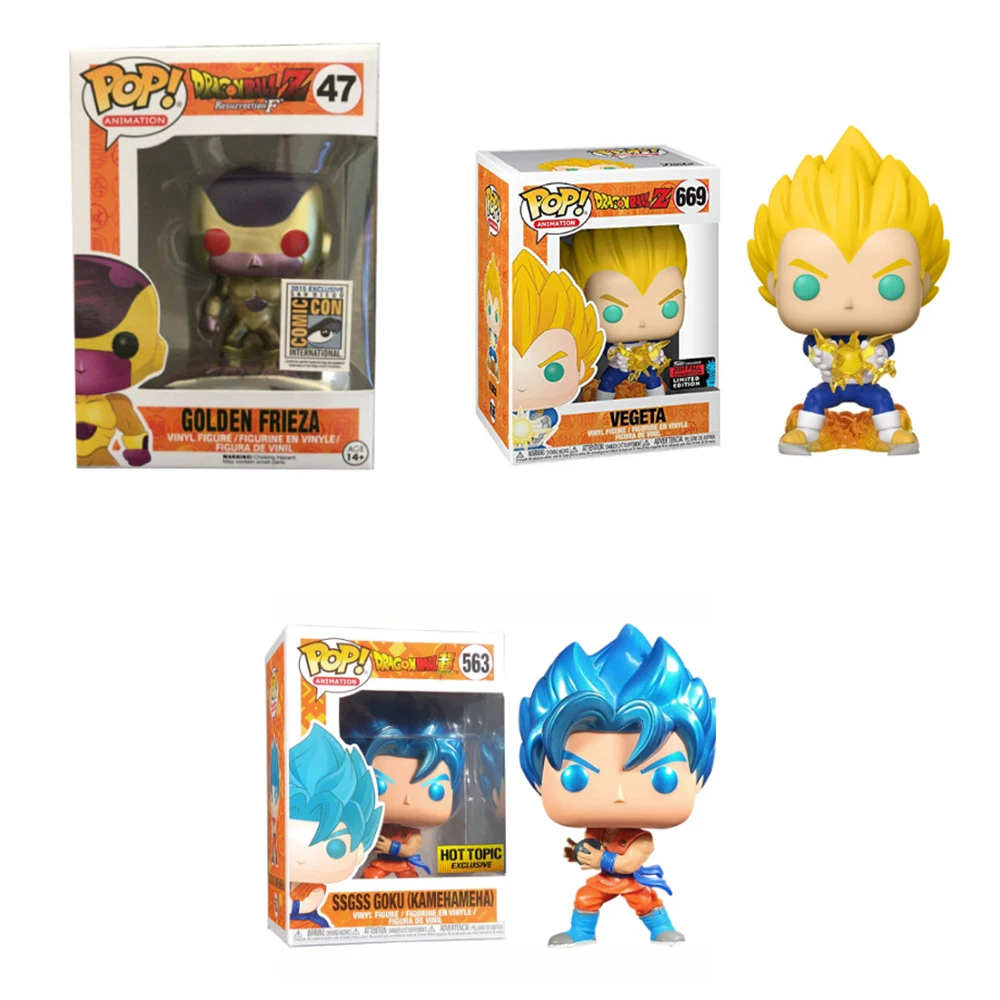 FUNKO POP! Dragon Ball Golden Frieza Горячая тема эксклюзивная фигурка игрушки Коллекция Модель игрушки подарок