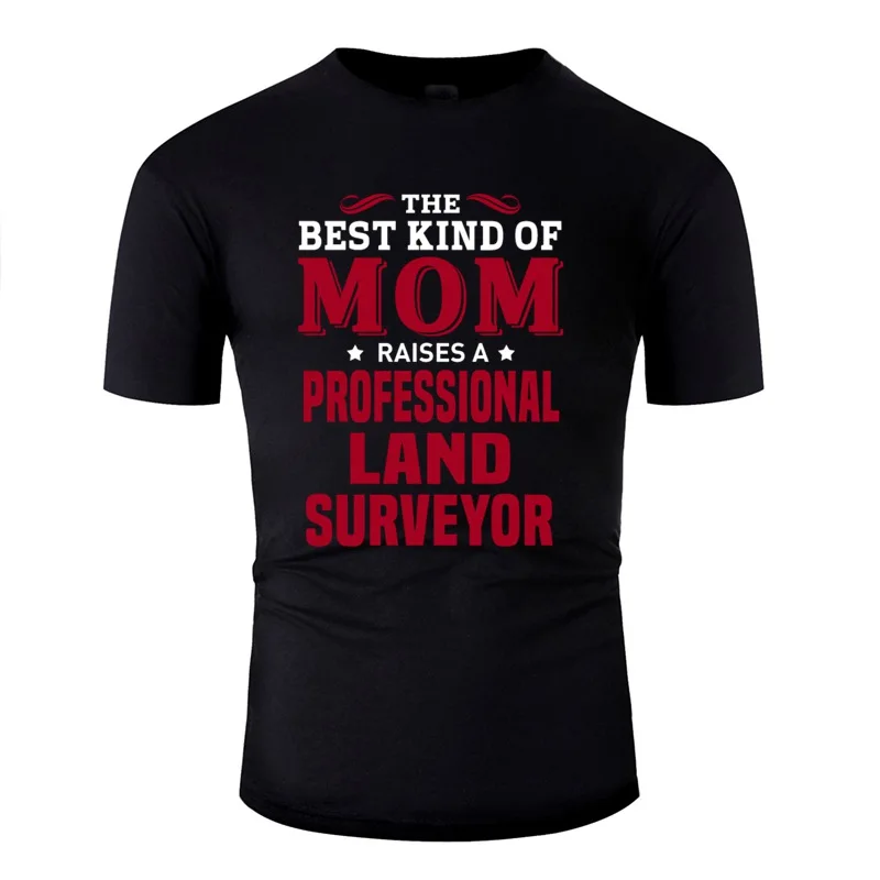 

Design Professional Land Surveyor Tshirt Men Unisex Women T Shirts Crew Neck Streetwear