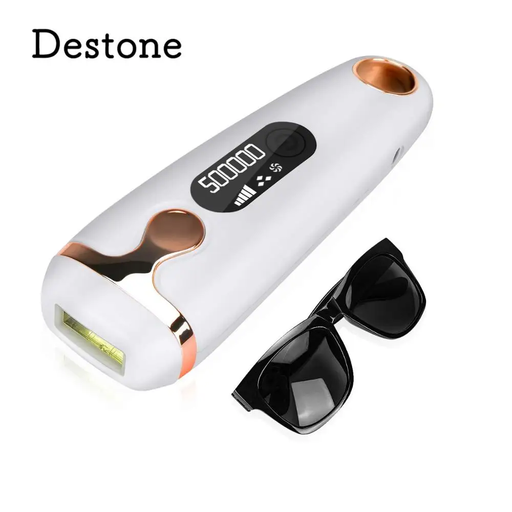 

Laser Epilator IPL Permanent Hair Removal System Professional Painless Laser 500000 Flashes Electric Facial Body Hair Remover
