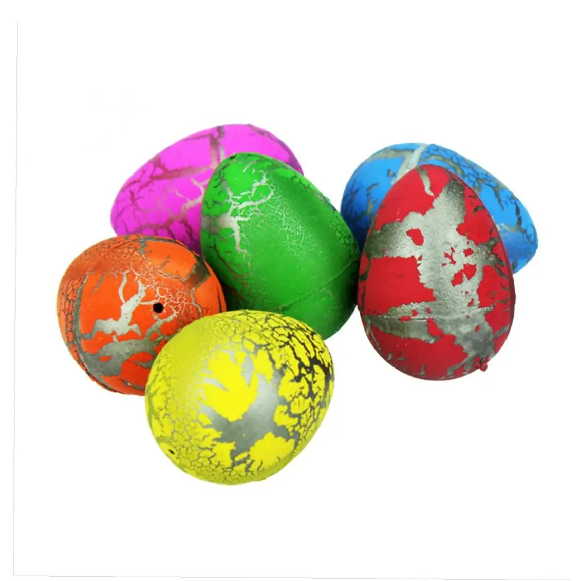 WHOLESALE LOT 24 HATCHING PET DINOSAUR EGG GROWING HATCH LARGE 3/" JURASSIC WORLD