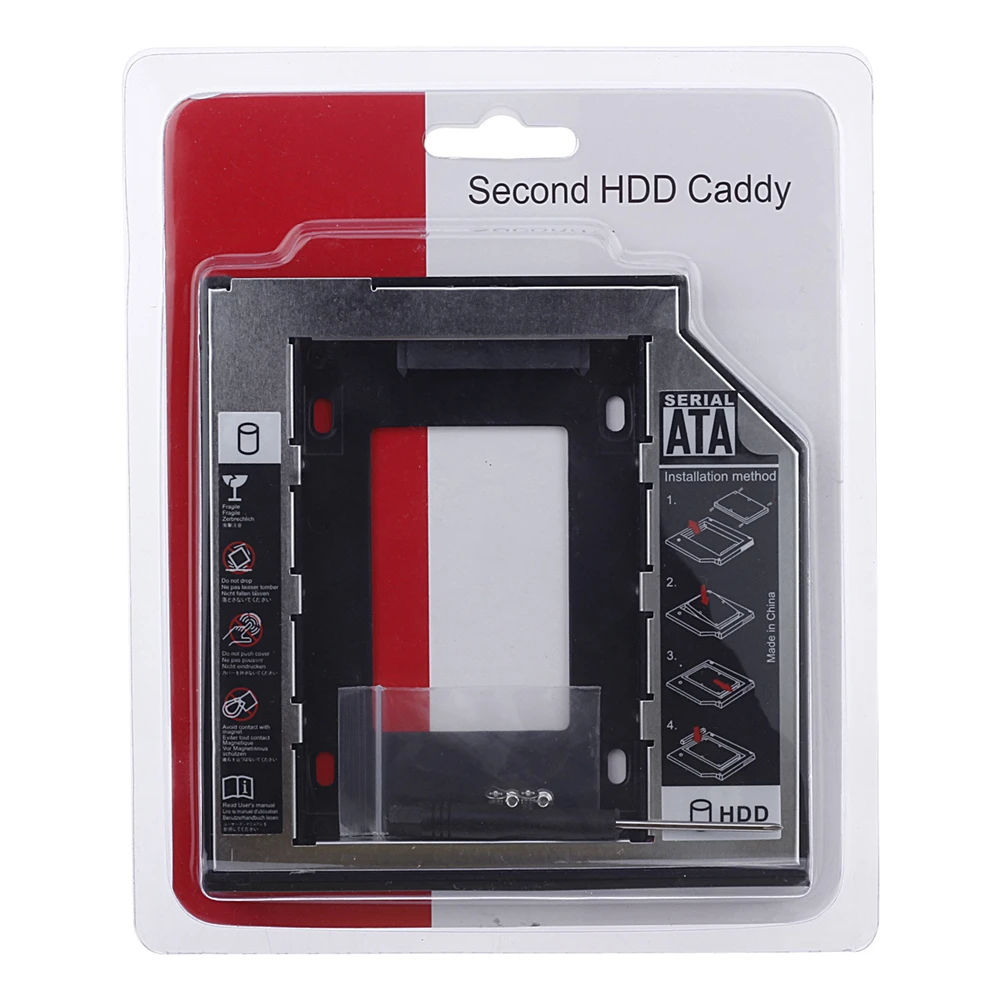 2nd HDD Caddy 12 7 мм Optibay SATA 3 0 коробка для жесткого диска DVD адаптер 2 5 SSD ТБ ноутбука CD-ROM |