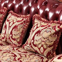 Американский стиль, бордовый чехол на диванную подушку,, винно-красный Чехол на подушку, рождественские украшения для дома