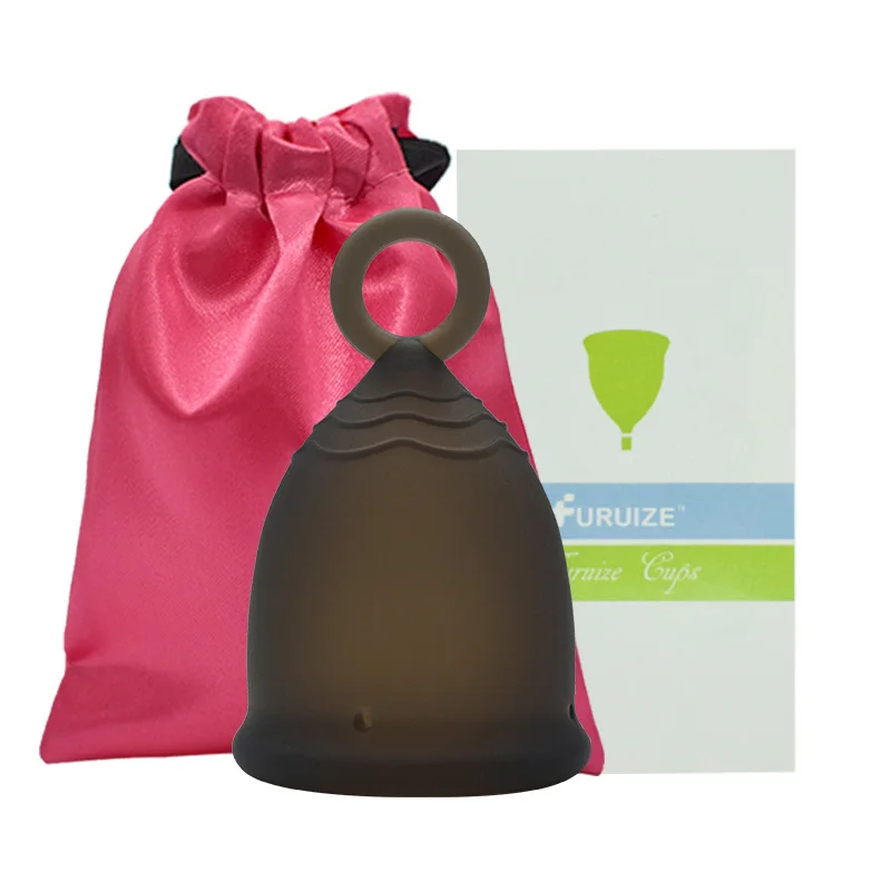 1pcs-cloth bag-cup Цветная менструальная чаша медицинская марка Силиконовая копа менструальная Женская гигиена Продукт лучше менструальных прокладок Чашка для женщин - Цвет: 1pcs-cloth bag-cup