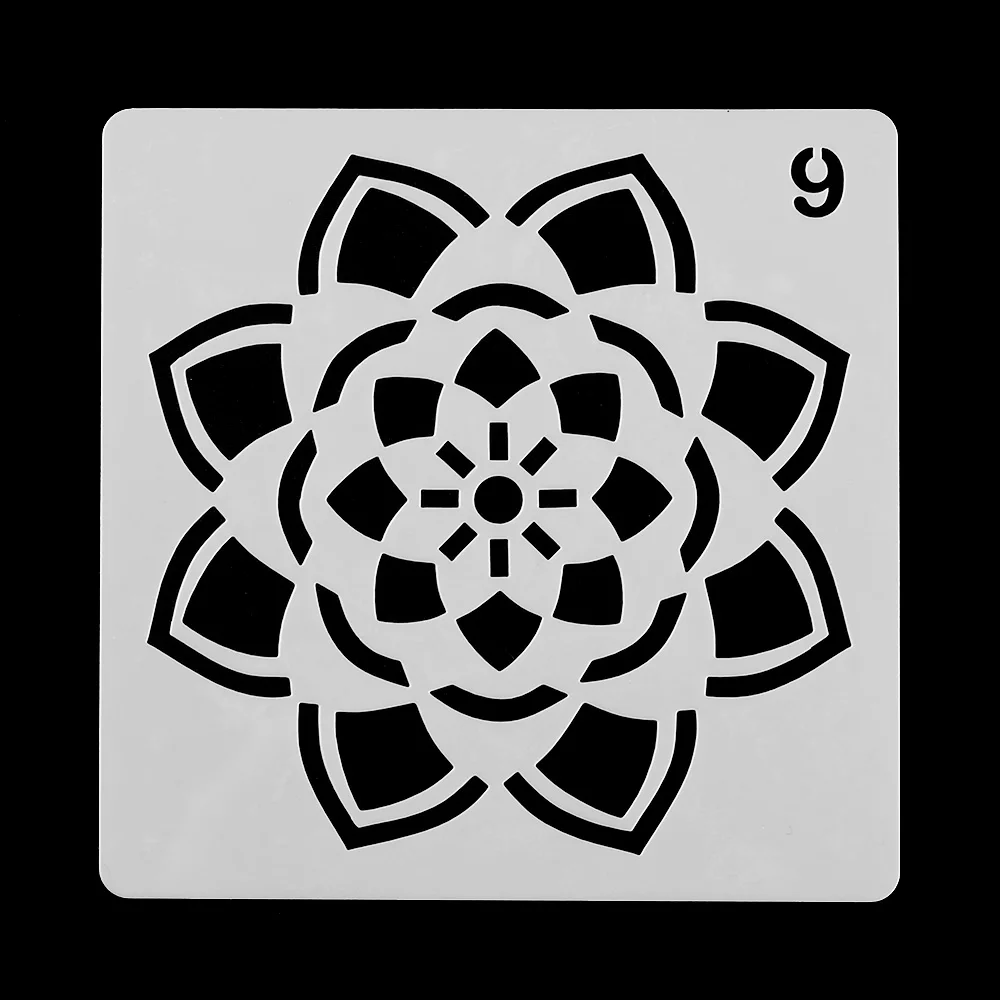 Новинка Мандала вспомогательные трафареты для слоев настенной живописи