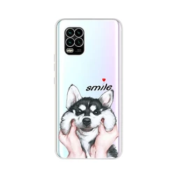 Cute Cat Butterfly Soft Silicone Phone Case - Back Cover Bumper for Xiaomi Mi 10 Lite 5G (200)