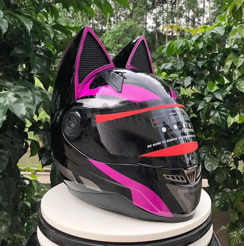Для NITRINOS мотоциклетный шлем женский индивидуальный мотоциклетный конденсатор фиолетовый белый шлем модный мотоциклетный шлем